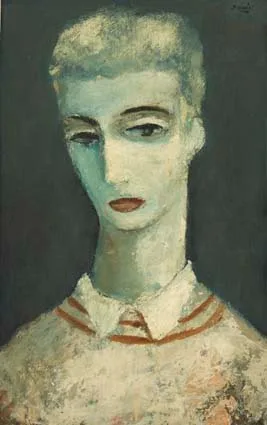 PALE YOUTH by Daniel O'Neill, oil on panel, offered Apr 2003
