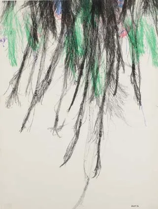 Patrick Scott, GESTURAL DRAWING, mixed media on paper