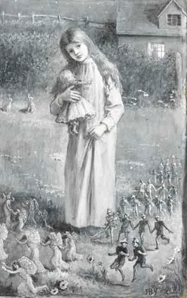 John Butler Yeats, ILLUSTRATION TO A FAIRY TALE, CIRCA 1886/1887, watercolour heightened with white