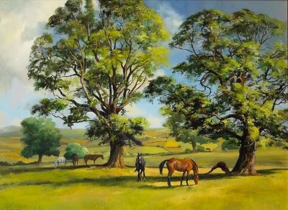 William Docherty Weir, BEL AIR, oil on canvas