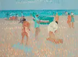 Desmond Carrick, AN OVERCAST DAY, BURRIANA BEACH, NERJA