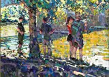 Arthur K. Maderson, THE BRIDGE AT ST JEAN DU GARD, MIDI, FRANCE