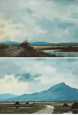 Douglas Alexander, TURF STACKS, CONNEMARA and BOGPOOL, CONNEMARA (A PAIR)