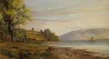Alexander Williams, SAILING BOAT ON CARLINGFORD LOUGH