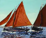 Ivan Sutton, GALWAY HOOKERS RACING OFF KINVARA, COUNTY GALWAY