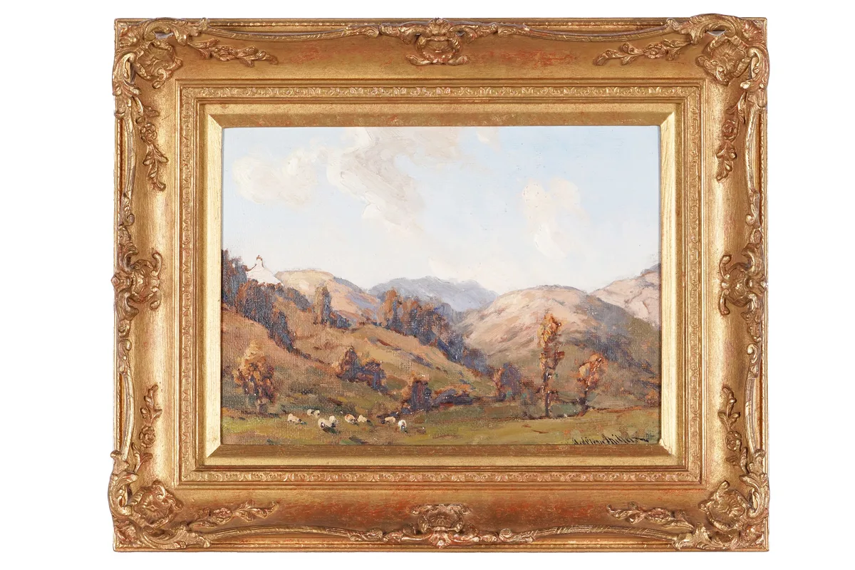 James Jerome Miller, The Cumberland Hills - Autumn, oil on canvas