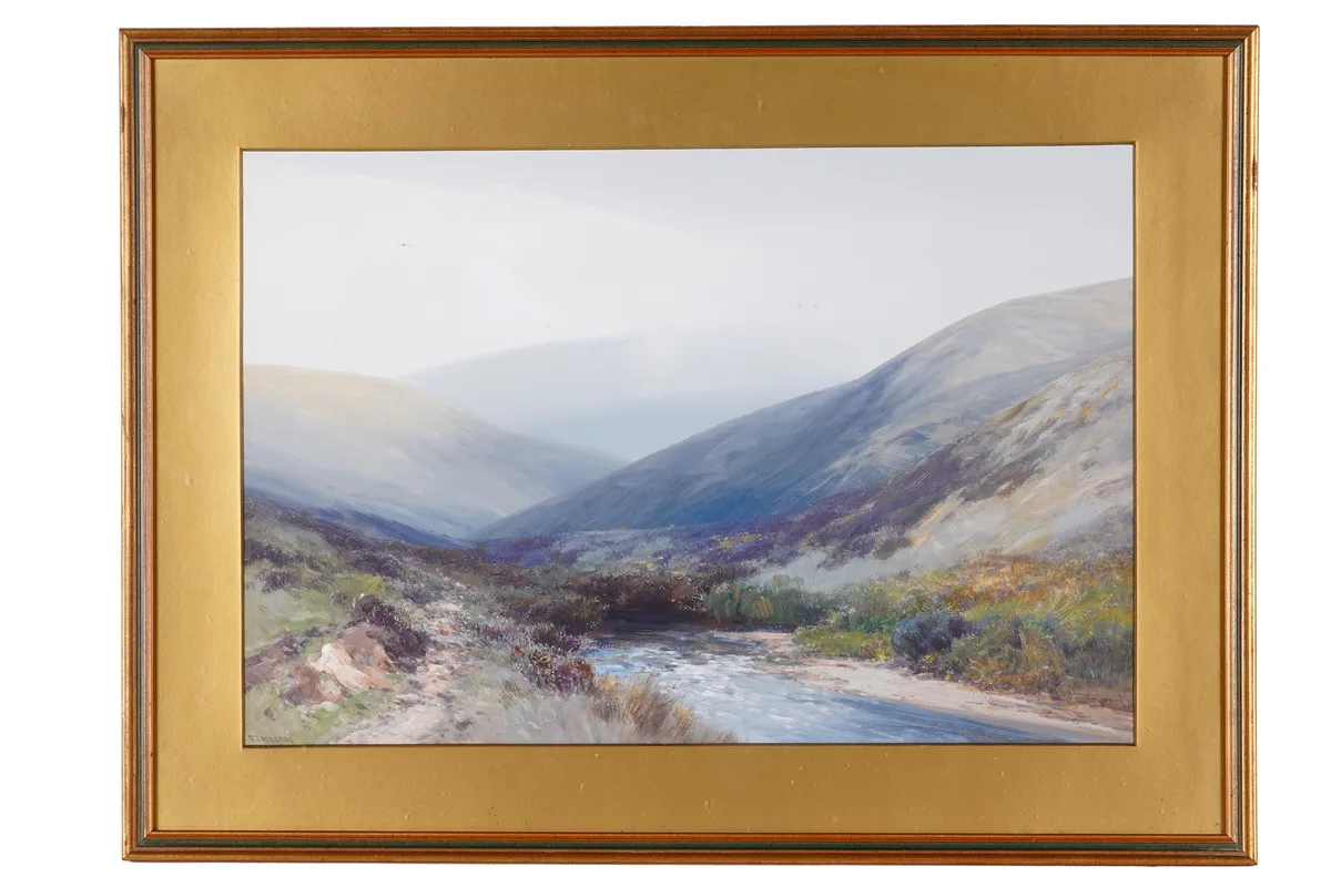 Frederick John Widgery, Chalk Water Valley, "Chalk Water Valley" Near Oare, Exmoor