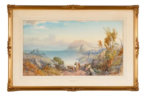 Naples by Thomas Miles Richardson Jnr., watercolour, sold Jun 2026