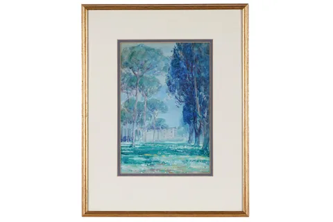 Gerald Palmer, Mediterranean scene, watercolour