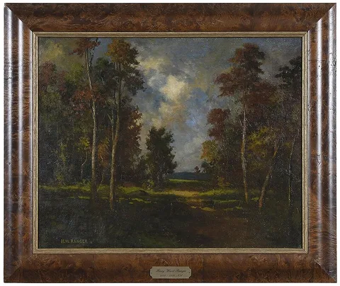Henry Ward Ranger, Early Autumn Afternoon, oil on canvas,ÿ16-1/4 x