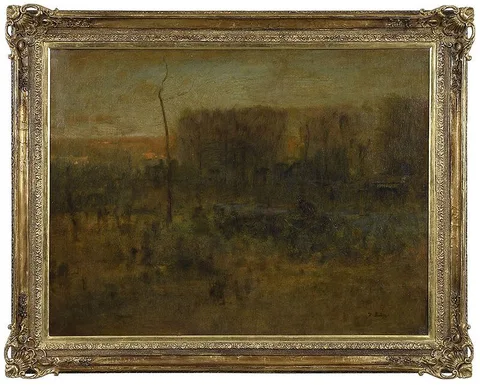 George Inness, The End of an Autumn Day, 1894, oil on canvas