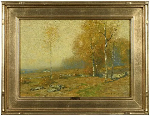 Robert Bruce Crane, Autumn Sunshine, oil on canvas