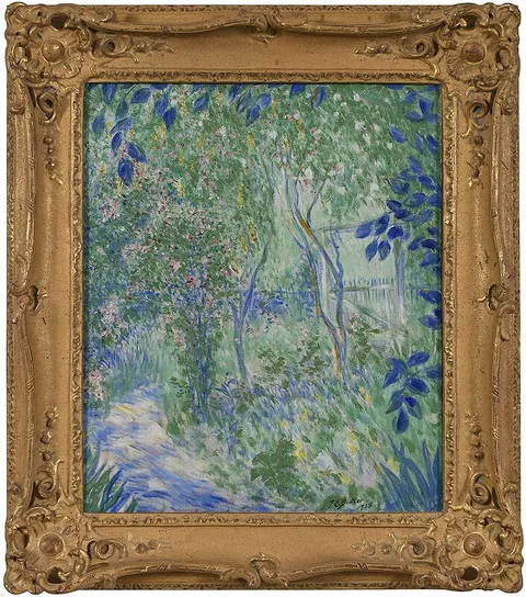 Theodore Earl Butler, Garden in Giverny, 1928, oil on canvas