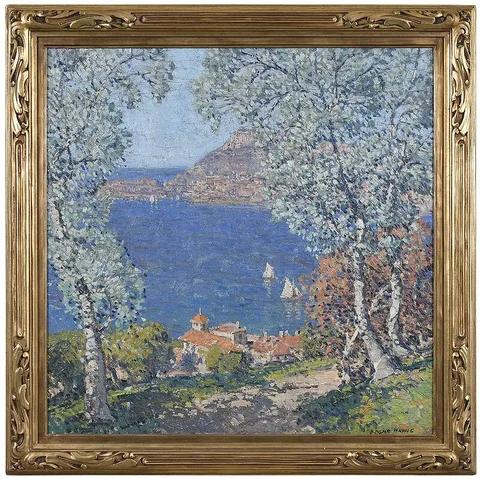 Edgar Alwin Payne, The Riviera, oil on canvas