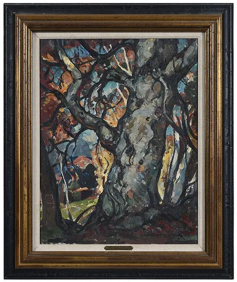 William Lester Stevens, His Majesty, Old Grand Tree, oil on canvas