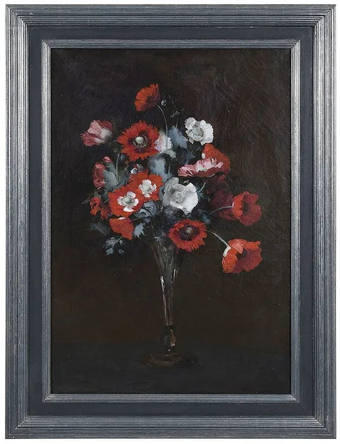 Abbott Handerson Thayer, Vase of Poppies, oil on canvas