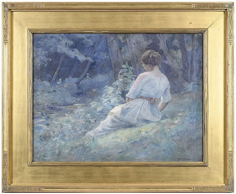 George F. Schultz, The Artist?s Daughter, Beatrice, signed lower right "Geo. F. Schultz",ÿ oil on canvas,ÿ 24 x