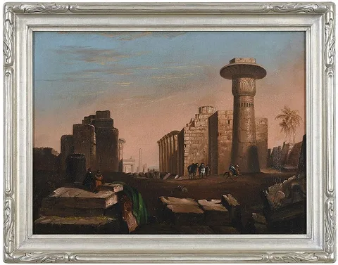 Charles Deas, Temple Scene, 1865, oil on canvas