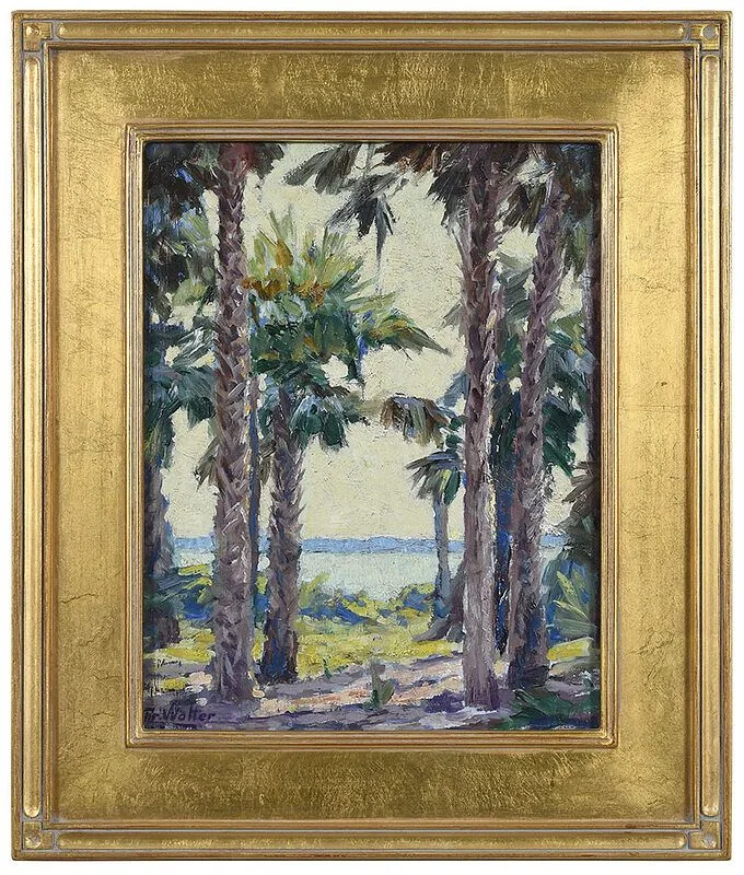 Chr. Wolter, The Jungle, oil on board