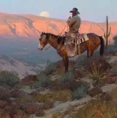 In the Stillness by Bill Anton, oil on canvas laid on board, sold Jul 2025