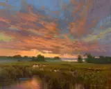 Cindy Baron, Secluded Mystery, 2025, oil on canvas laid on board