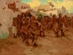 E. Irving Couse, Hopi Snake Dance, Walpi Pueblo, Arizona, 1903, oil on canvas