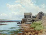 Alfred Thompson Bricher, Rocky Shore, Shelter Island, Maine
