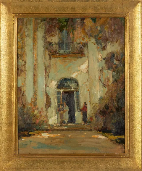 Anthony Thieme, Doorway, Oil on canvas