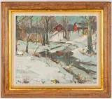 Carl W. Peters, Winter Stream