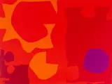 Patrick Heron, Six in Vermillion with Violet in Red