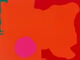 Patrick Heron, Magenta Disc, Red Edge