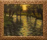 Louis Aston Knight, Sunset at Noisy-le-Grand