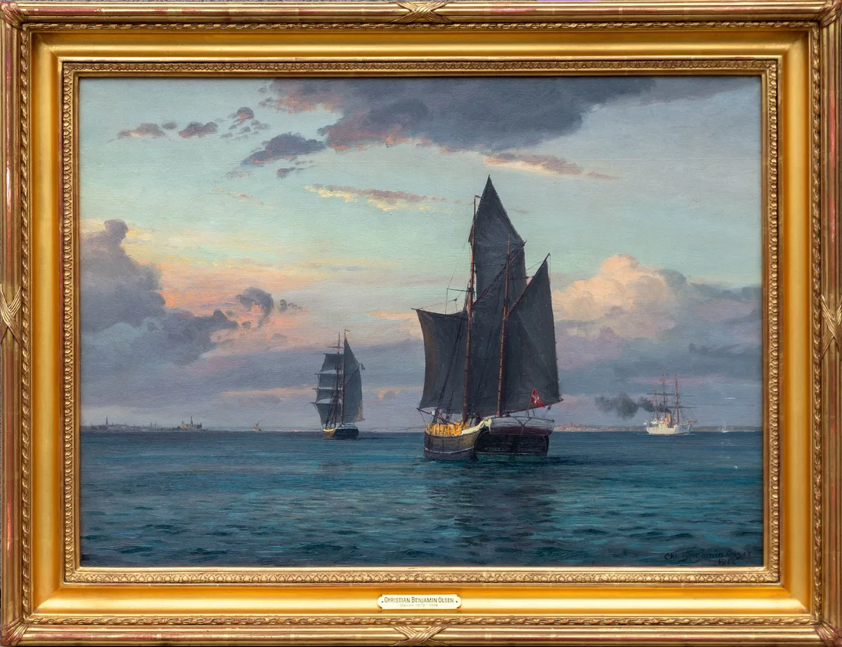 Benjamin Olsen, Returning Home, 1918, Oil on canvas