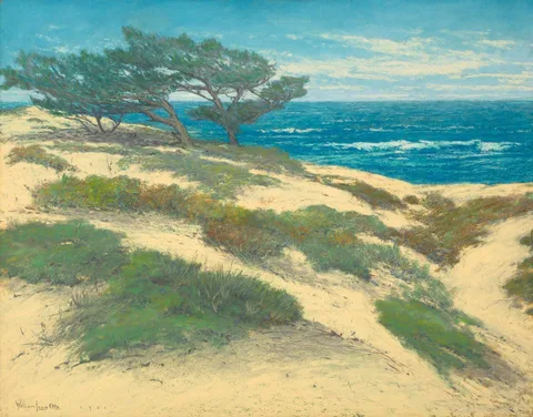 William Louis Otte, Santa Barbara, California, 1921, Pastel on paperboard