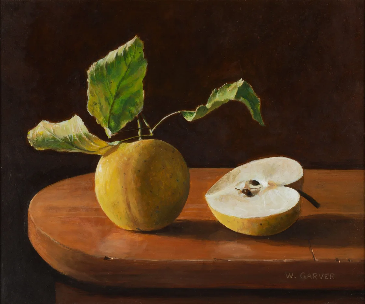 Walter Garver, One and a Half, 1996, oil on panel