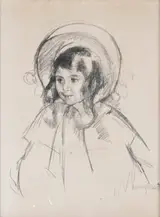 Mary Cassatt, Sara Wearing Her Bonnet and Coat