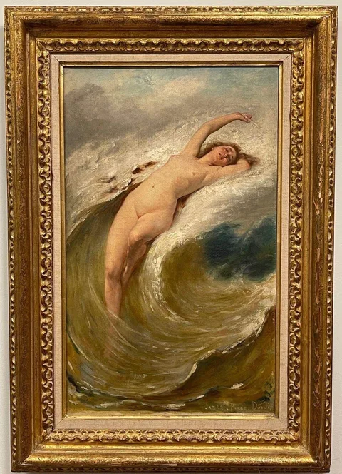 Pierre Dupuis, The Sea Nymph, Oil on canvas