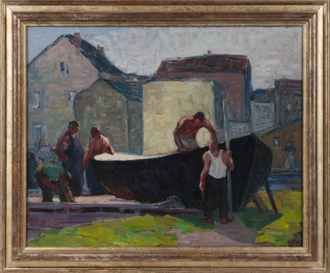 Untitled by George A. Renouard, Oil on canvas, sold May 2026