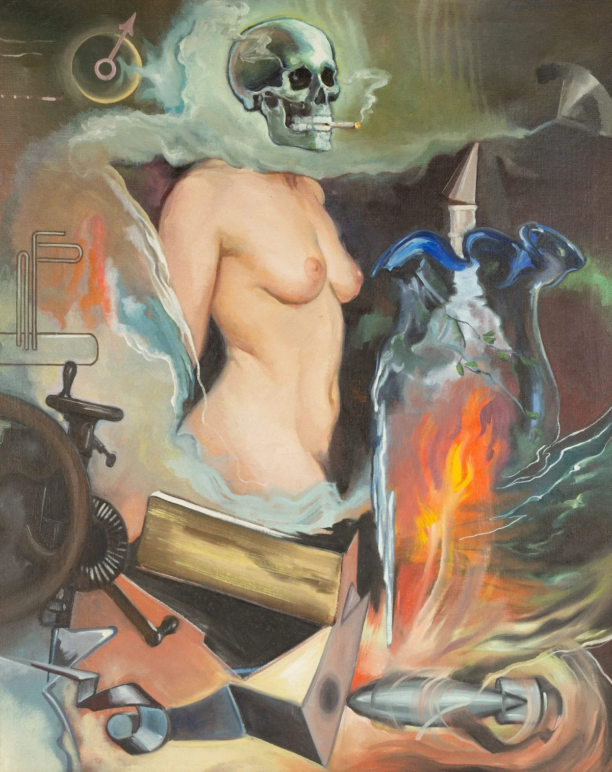 Eugene Dyczkowski, Metamorphosis, oil on canvas