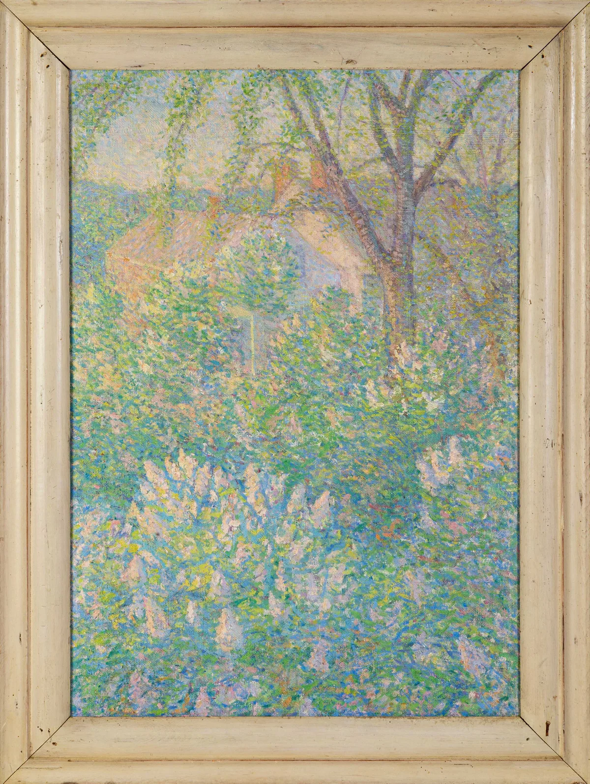 Untitled by Possibly by Theodore Robinson Impressionist Painting, oil on canvas, unsigned, sold Jan 2024