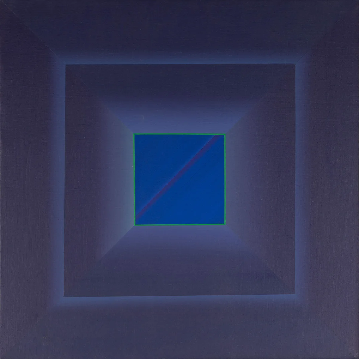 Untitled by Frank Roth, 1970, acrylic on canvas, sold Sep 2021