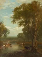James McDougal Hart, Cattle Watering