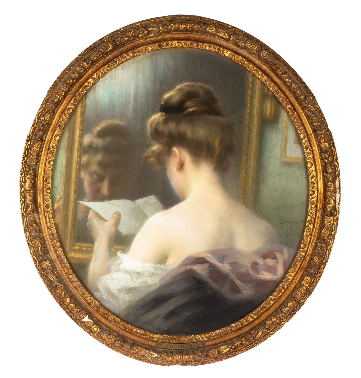 Antony Troncet, Lady Reading, Gouache