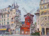 Hugues Claude Pissarro, L'amour Moulin Rouge, Paris, France