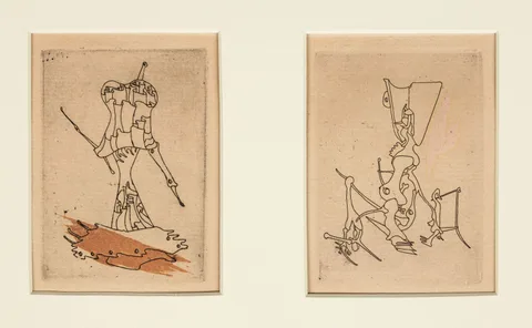 Yves Tanguy, L'Antitete, 1949, etching on paper