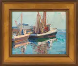 George A. Renouard, The Star Fishing Boat at Mill Basin, Brooklyn, New York