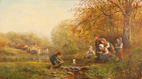 J. C. Thom, Untitled, 1877, Oil on canvas