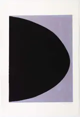 Terry Frost, Black on Mauve-Grey, 1968