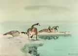 Roy Martell Mason, Geese by Water