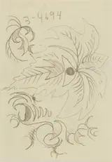 Charles E. Burchfield, Doodle, 3-4694